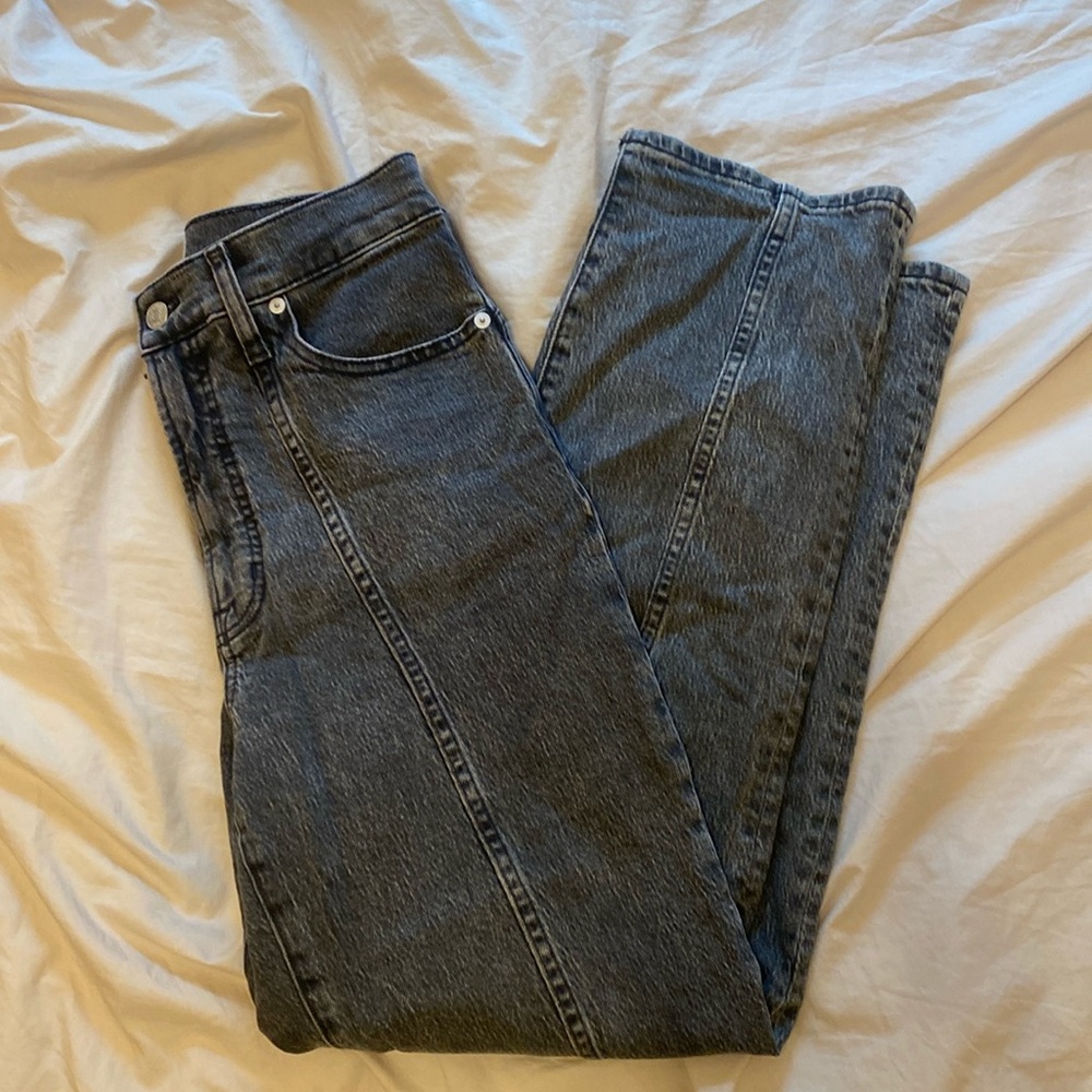 Madewell Black Seamed Jeans
